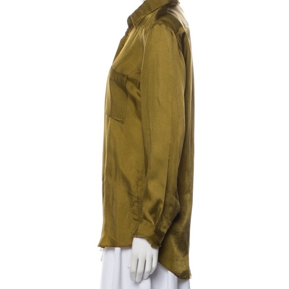 Acne Studios Blä Konst Long Sleeve Button-Up Top - Picture 4 of 4